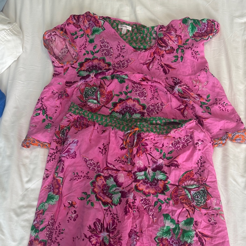 Wink Pink and Green Floral Dress